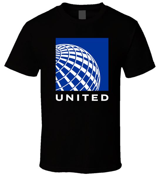 

United Airlines 4 Черная Футболка