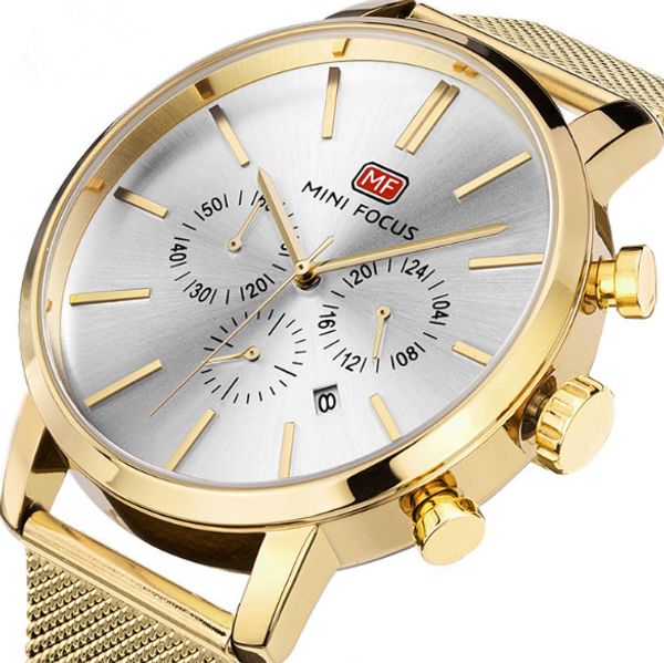 

2018 news fashion classic business big dial watch + original box + wholesale and retail + ing, Slivery;brown