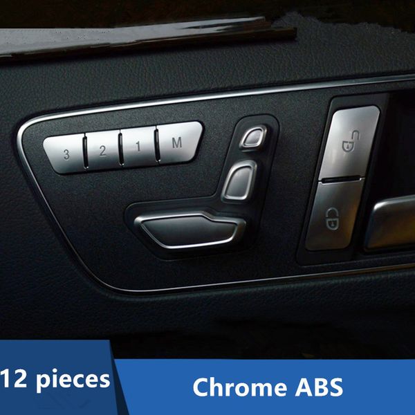 

ABS автомобильная дверь сиденье кнопки памяти блестки украшения для Mercedes Benz GLA CLA GLK