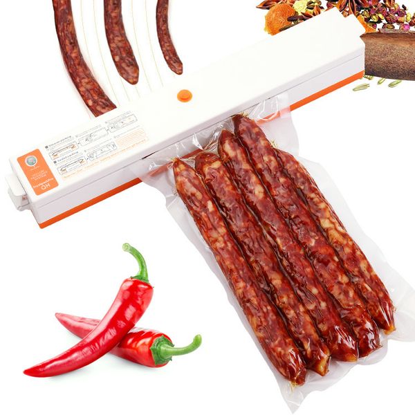 

220V/110V Household Food Vacuum Sealer Packaging Machine Film Sealer Vacuum Packer Including 15Pcs Bags Free factory price