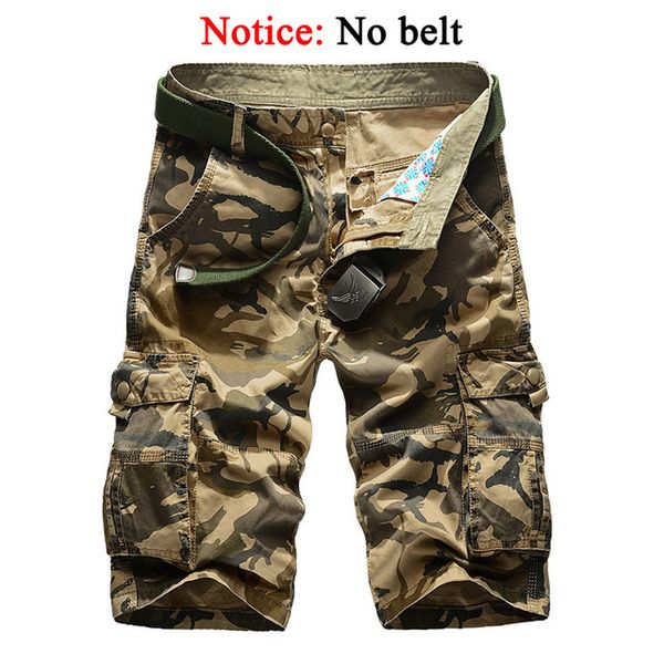 

new summer camouflage cargo shorts men loose mens military trousers size 29 -44 casual man short pants no belt casual, White;black