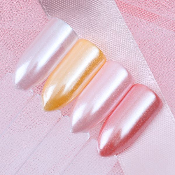

born prey 1.5g/box nail art glier diamond pearl mermaid shining white nail art diy nail decorations, Silver;gold