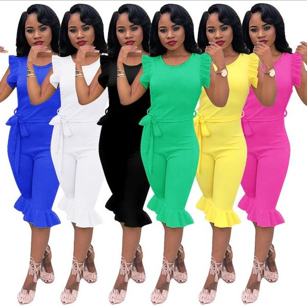 

женщин сплошной цвет спинки рукавов комбинезон комбинезон комбинезон для повседневной носки шесть цветов, Black;white