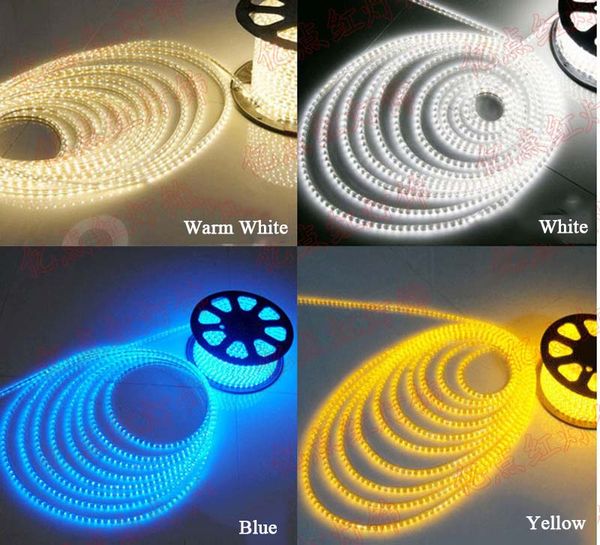 

High Brightness LED Strips SMD 3528 SMD 5050 Waterproof Light Strip 220V Dark Trough Soft Strip for Bar KTV