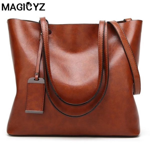 

magicyz big casual tote oblique crossbody shoulder bag soft leather handbag versatile sacoche femme branded ladies hand bags d18102407