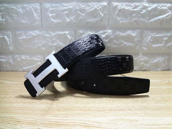 

2018 new brand Smooth buckle belts for men designer belts men high quality leather luxury belt men Free shipping