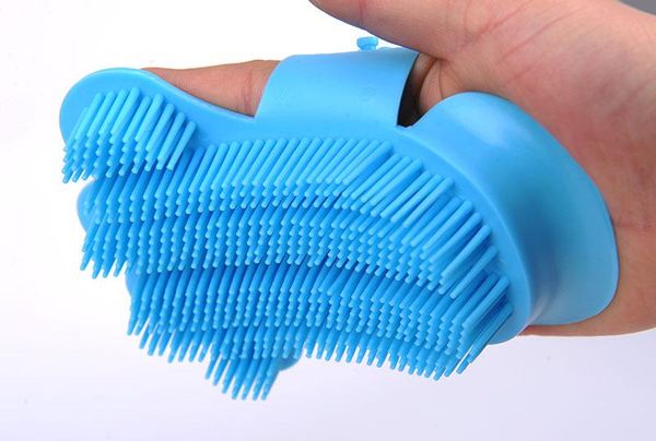 

silicone pet brush glove gentle efficient pet grooming comb glove dog bath cat cleaning supplies pet glove dog accessories tc180930 100pcs