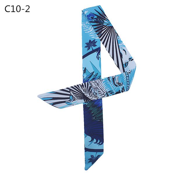 

feather riband scarves bags scarf small ribbon hair band bandeaus decration wholesale multi-function choker drop shipping bd99, Blue;gray