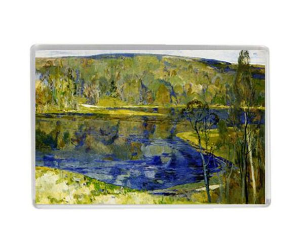 

van gogh painting mountain lake art fridge magnet world tourism souvenir refrigerator magnetic stickers gift