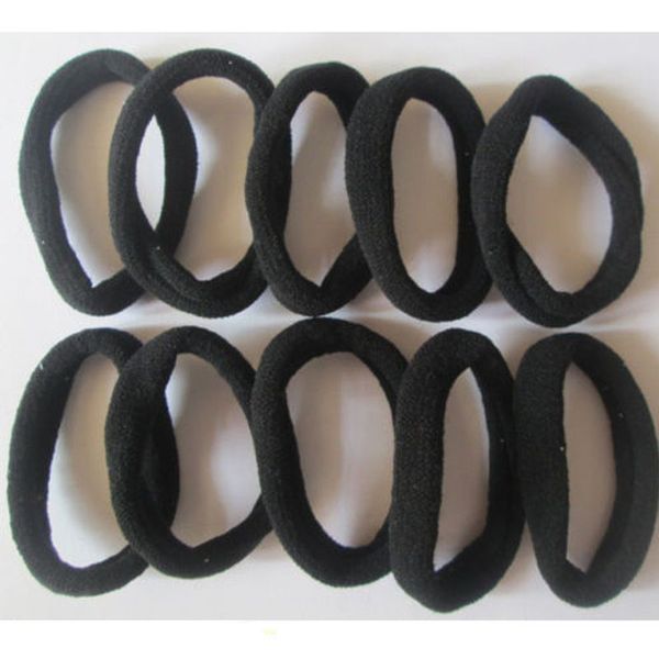 2019 Hot Black Girls Elastic Seamless Hair Ties Band Rope Ponytail