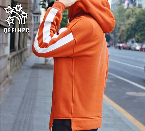 

spring and autumn. men clothing. men's hoodies & sweatshirts. men's sweater. hat. a warm coat. men's coat. men wear. little t, Black