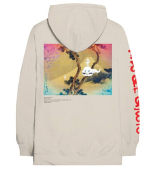 

KANYE WEST Pullover Hooded Sweatshirts Mens Women KIDS SEE High Street Landscape Painting Print GHOSTS Hoodies Males Casual Loose Hoodies