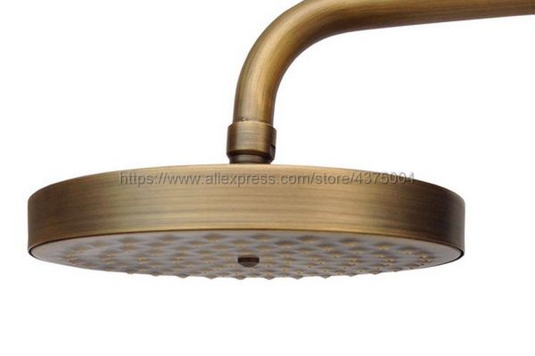 

antique round shower head brass water rains with shower bathroom set spray nsh005