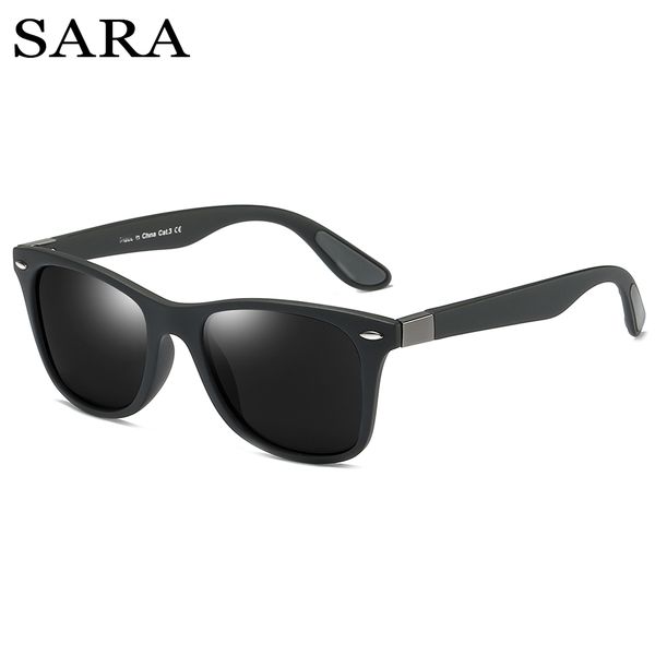 

sara brand shades sunglasses polarized sports style fashion sun glasses for men polaroid lens driver eyewear, White;black