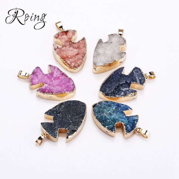 

roing мода меаннй ве нађѬалнй камен кѬиалл Ѭб подвеки подвеки дл diy, Bronze;silver