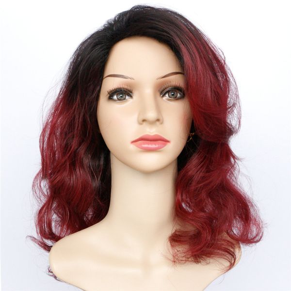 Z F Burgundy Ombre Wigs African American Ombre Hair Black Girls