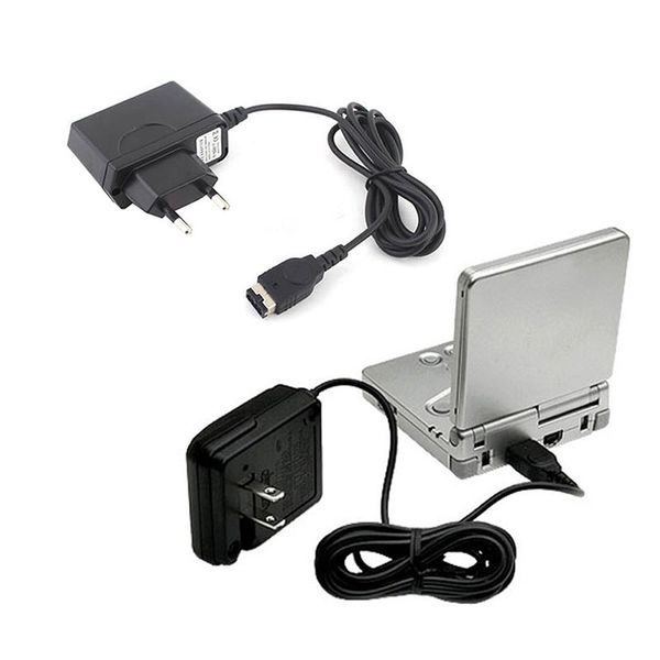 Carregador de parede para viagem, plugue eua e ue, fonte de alimentação, adaptador ac com cabo para nintend ds nds gameboy advance gba sp, envio rápido de alta qualidade