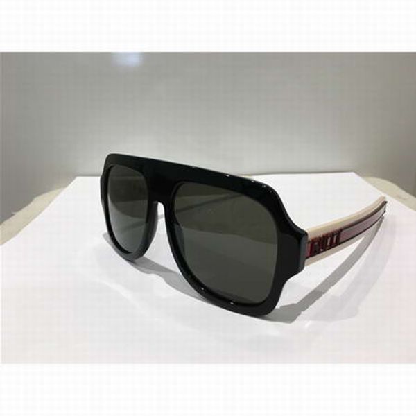 

0255 0255s black glasses sunglasses black dark gray fashion sunglasses uv protection eyewear new with box, White;black