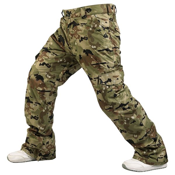 

new snowboarding pants men professional winter ski pants warm windproof waterproof snow skiing outdoor winter trousers