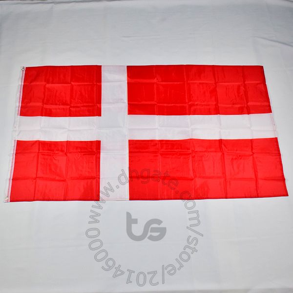 

Дания / Датский национальный флаг Бесплатная доставка 3x5 FT / 90 * 150см висячие национ