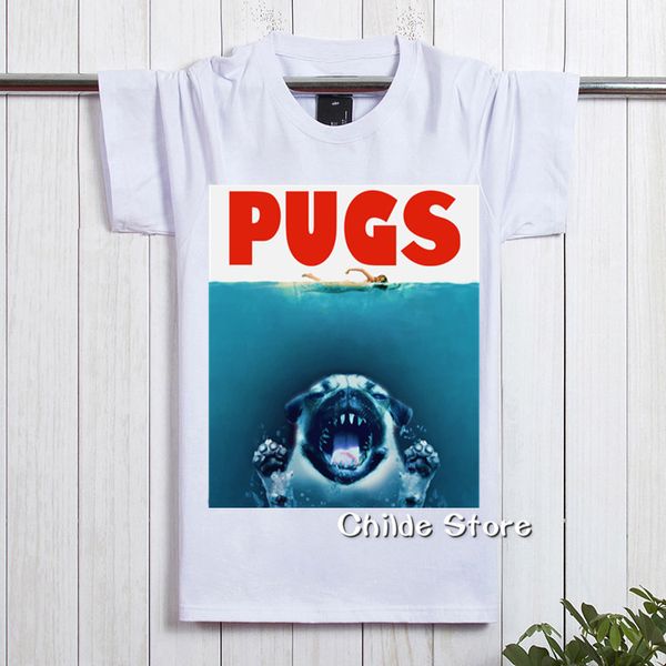 

2018 camiseta men's t-shirts wholesale pugs jaws oversize de los hombres guns n roses mass effect depeche mode bodybuilding, White;black