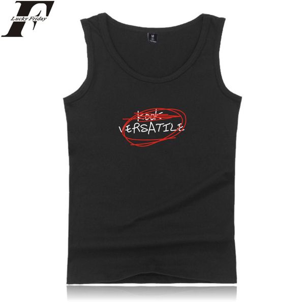 

Blackday EXO BAEK HYUN Tank Tops The Same Style Clothes Style Casual Cotton Summer O-Neck Tops Tees Plus Size 4XL, White;black