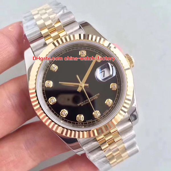 

5 Color Luxury Best Quality EW Factory 41mm Datejust 126333 Date 18k Gold & Steel Swiss CAL.3235 Movement Automatic Mens Watch Watches