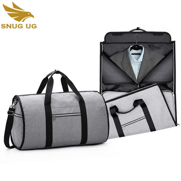 

new 2 in 1 travel bag for duffle multifunction garment duffle bag durable men business trip travel suit luggage organizer