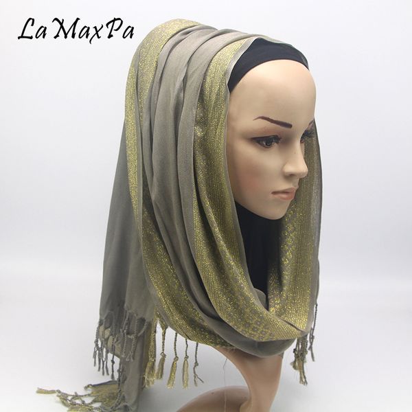 

lamaxpa wrinkle hijab for women cotton polyester head scarf femme soft echarpe mujer chal bufanda lady breathable head scarves