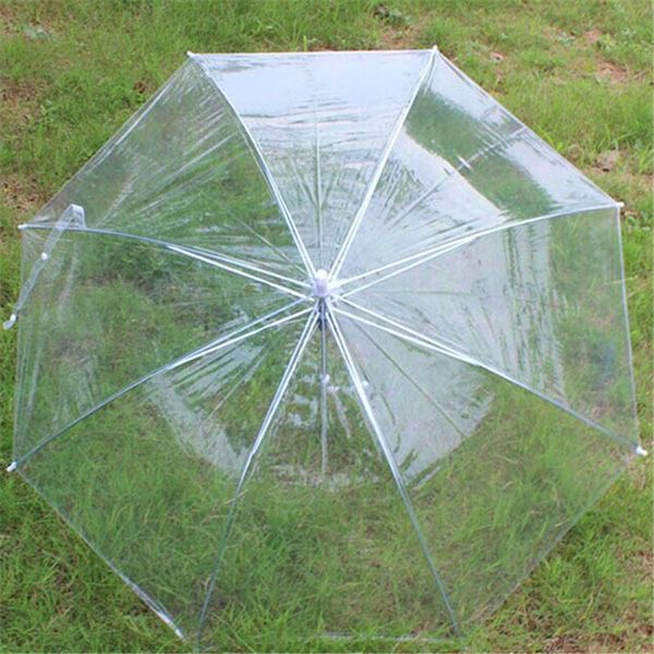 

transparent clear rain umbrella parasol pvc dome for wedding party favor men women fashion