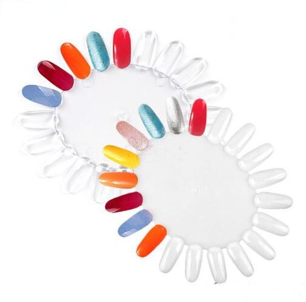 

false nail practice & display card nail art gel polish varnish color card palette nail art practice board display tools l2 h014