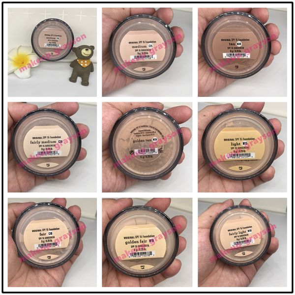 

2018 новый 11 цвет минералы Фонд оригинальный Фонд рассыпчатая пудра 8 г C10 ярмарка N10