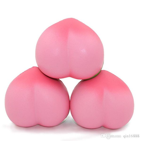 

pink peach squishy fragrance jumbo kawaii scented squishies slow rising toys anti stress kawaii decoration squishy phone strap ing