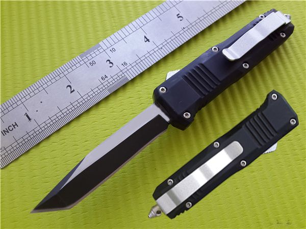 

Promotions Small size C07 D/A auto knife mini EDC Tactical knives 440 blade 7 blade styles zinc alloy handle Q