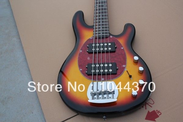 acquista nuova musica basso StingRay 5 corde Basso elettrico vintage Sunburst con