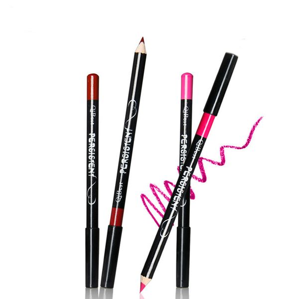 

12 professional multi function pencil durable waterproof lip, eyebrow makeup makeup lip liner