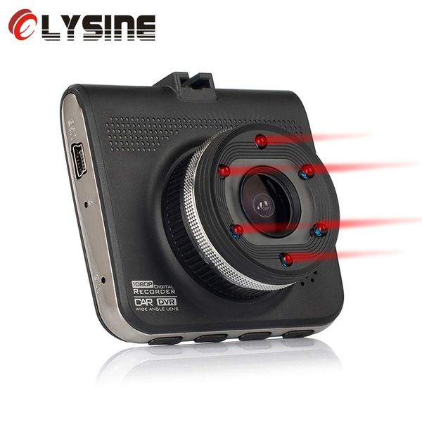 

olysine t661 car dvr dash camera auto video recorder full hd 1080p vehicle camera ir night vision dashcam registrar carcam dvrs