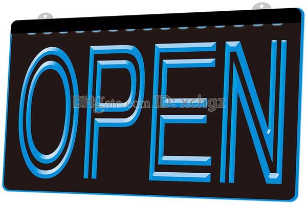 

[F004] OPEN Overnight Shop Bar Pub Club NEW 3D Engraving LED Light Sign Customize on Demand 8 colors