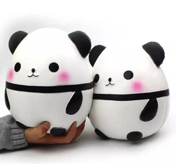 

panda egg squishy jumbo cute panda kawaii cream scented kids toys doll gift fun collection stress relief toy hop props dhl 50pcs
