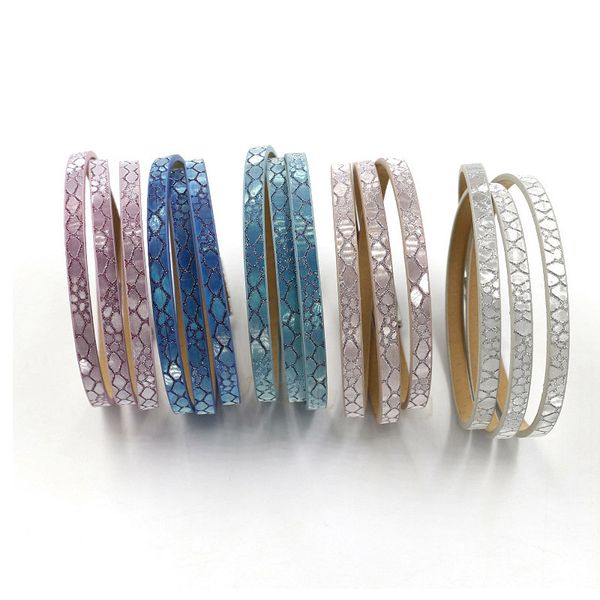 

iten5 color wrap leather bangle & bracelet for women statement charm magnet cute leather bracelet women jewelry, Black