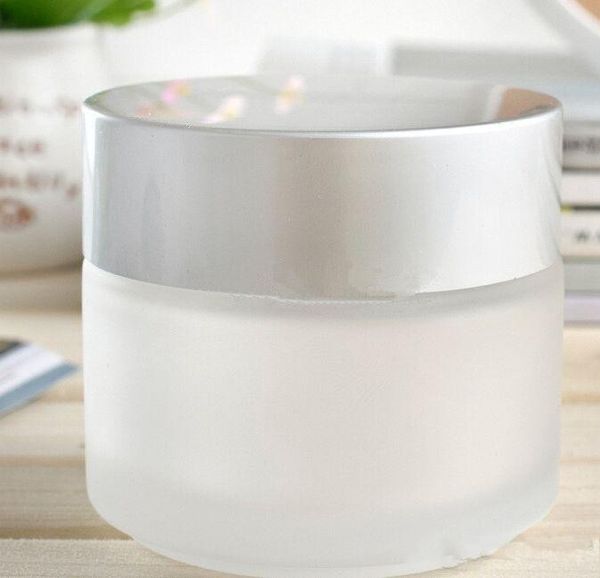 

50ml fro t cream jar fro ted gla jar kin care cream bottle co metic container new