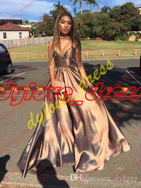 

vestido longo vestido de festa plus size black girl formal evening prom dress dark gold a line prom dresses 2021 long
