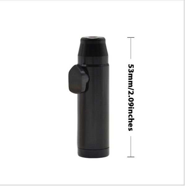 

pipe, bullet bottle, shaped snuff metal small nose aluminum pipe kiekl
