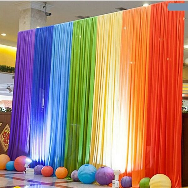 

New pattern wedding ceremony background yarn originality tage arrangement travel permit prop curtain large ize party decoration 260 h4 ww