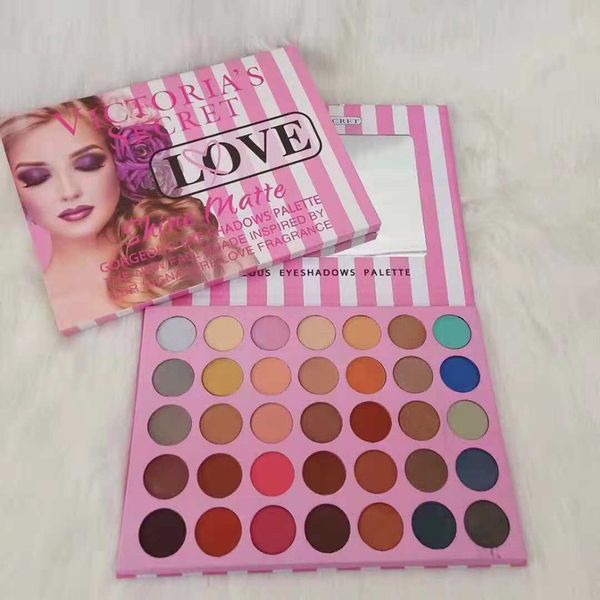 

Drop hipping new arrival makeup palette v 35color eye hadow palette himmer matte eye hadow co metic