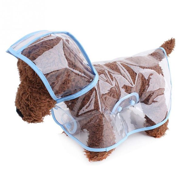 

new pet dog puppy cat rain coat clothes pet hooded waterproof jacket rainwear pet supplies