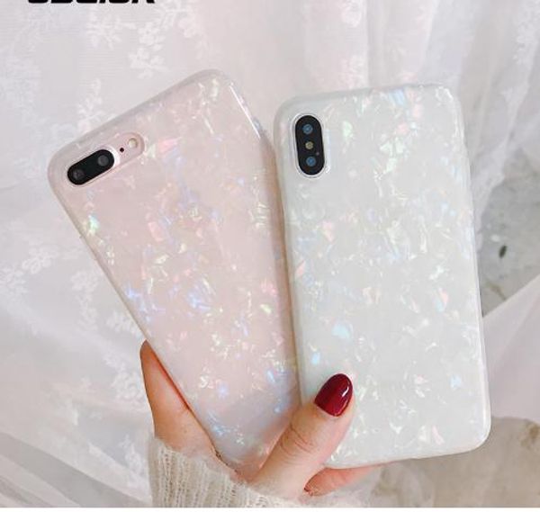 

чехол для телефона с блестками для iphone 7 8 plus dream shell pattern чехлы для iphone x 6 6s plus мягкий силиконовый чехол тпу для samsung