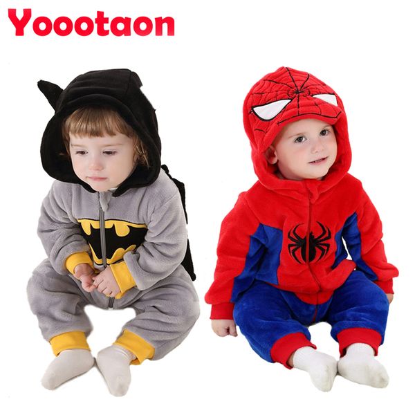 

новая весна детская одежда one-pieces мультфильм животных комбинезон фланелевой baby boy одежда костюм baby girl rompers y18102008, White