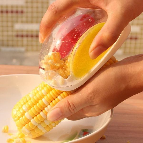 

magic corn stripper kitchen tools car shape facilitate corn separator stripped device kitchen accessories home gadgets corn peeler remover
