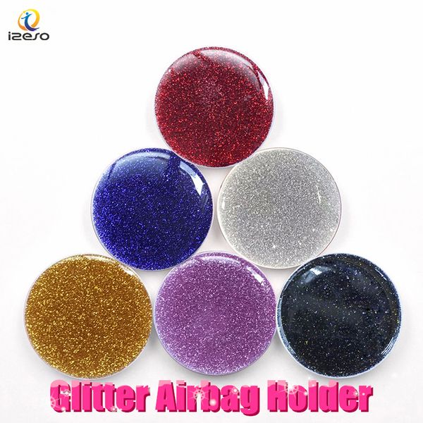 

for iphone xs max finger holders universal 360 degree glitter expanding phone grip round ring holder bracket stand for samsung note9 lg moto